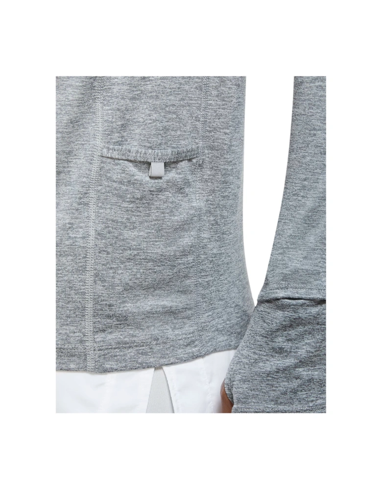 Element 1/2 Zip Up Grey Long Sleeve Top