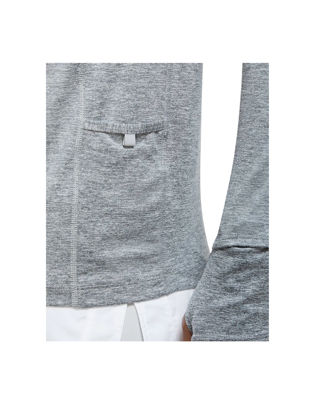 Element 1/2 Zip Up Grey Long Sleeve Top