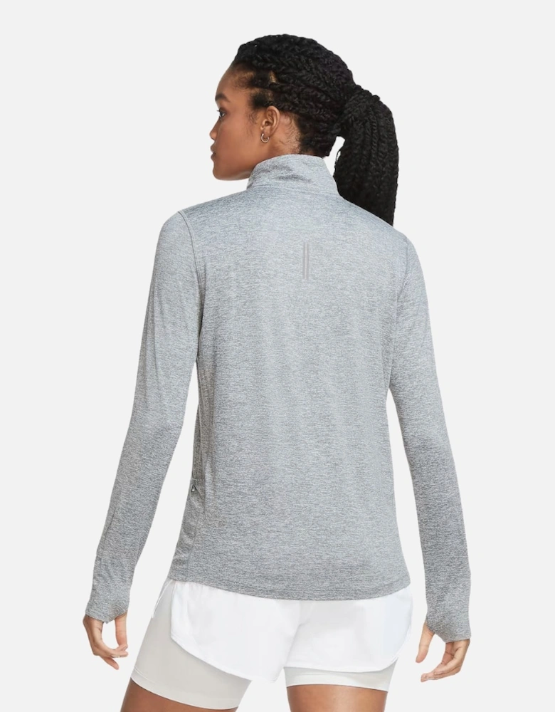 Element 1/2 Zip Up Grey Long Sleeve Top