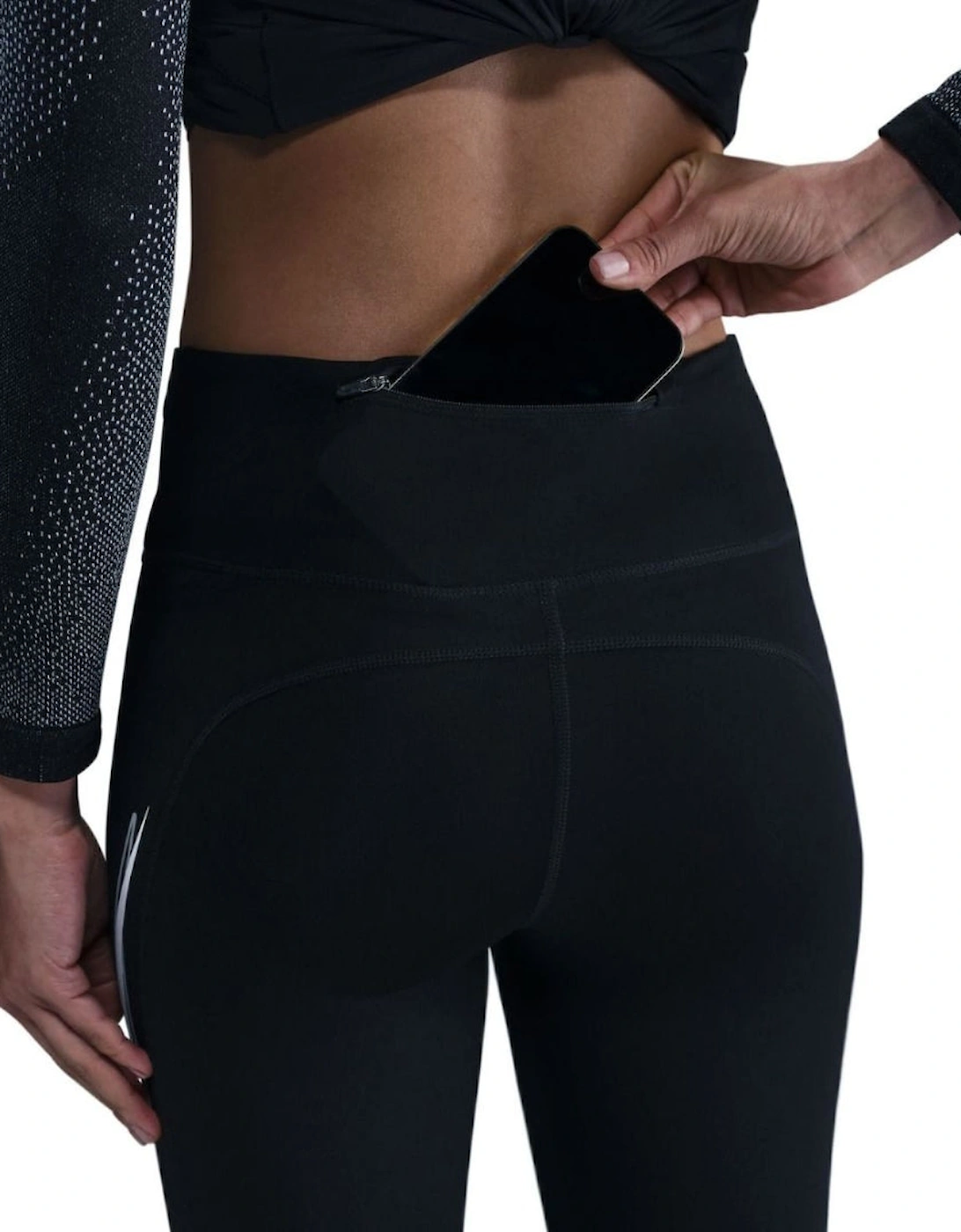 Dri-Fast Mid Rise 7/8 Black Leggings