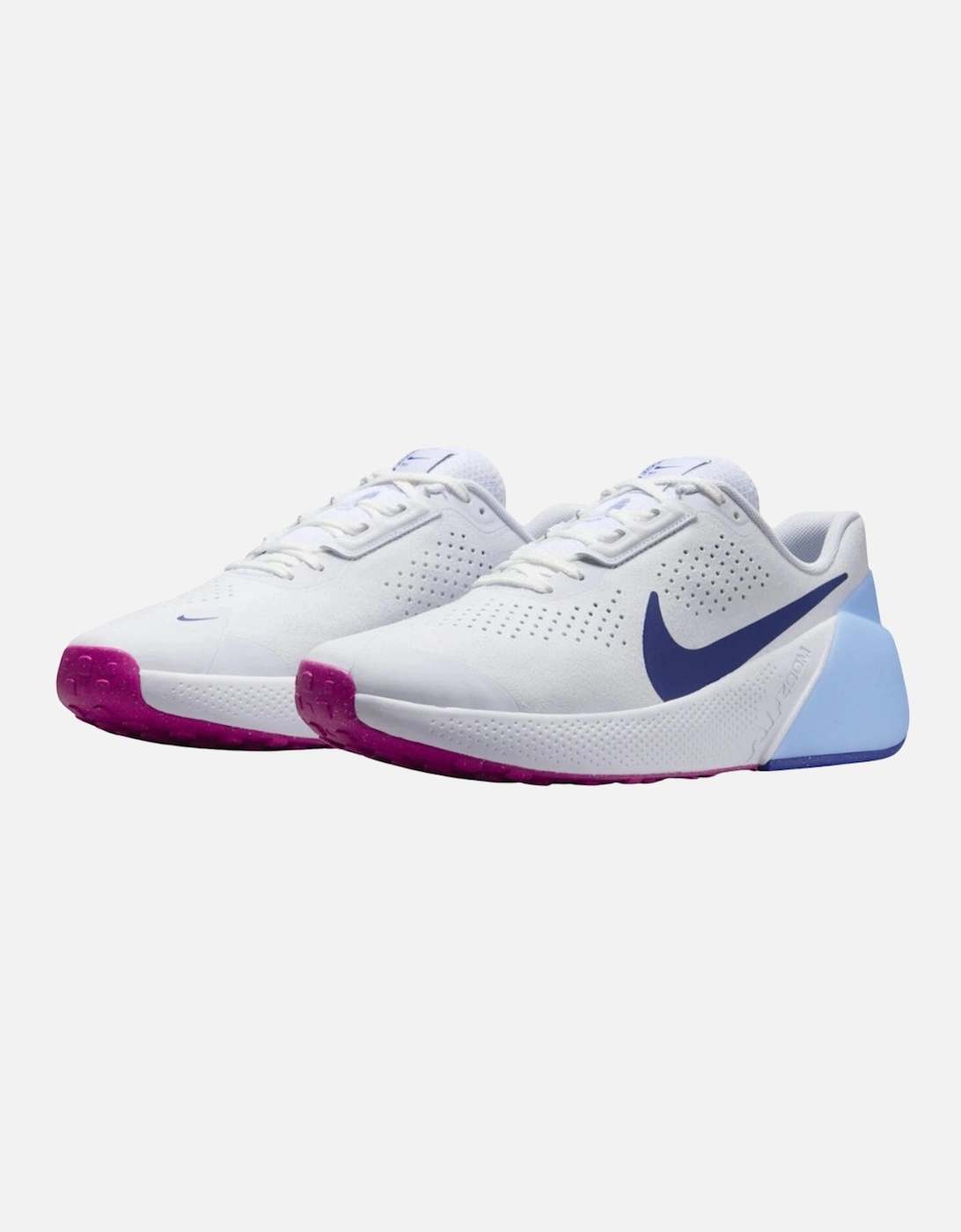 TR1 Blue Tick White Trainer