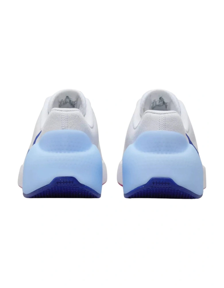 TR1 Blue Tick White Trainer