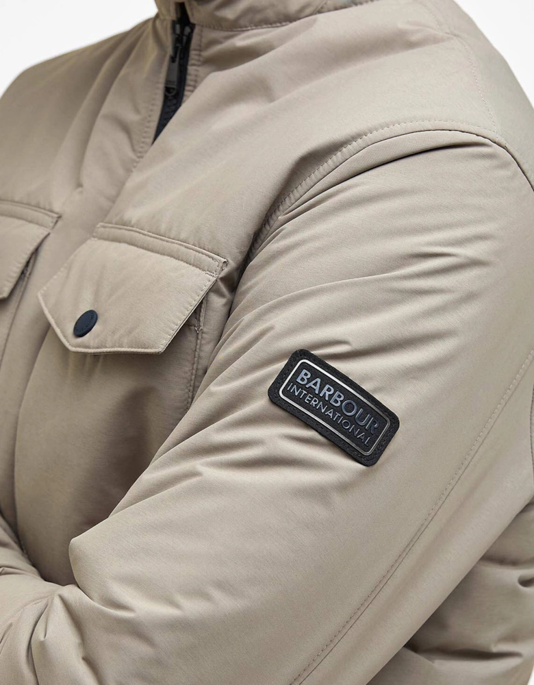 Distill Quilted Jacket Brindle