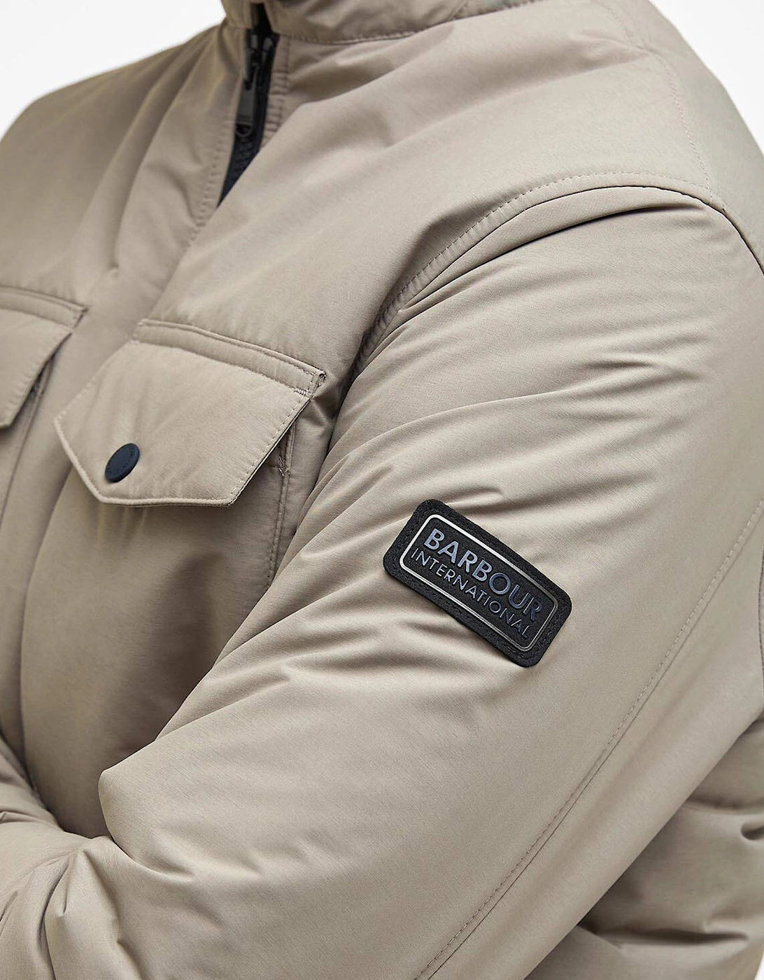 Distill Quilted Jacket Brindle