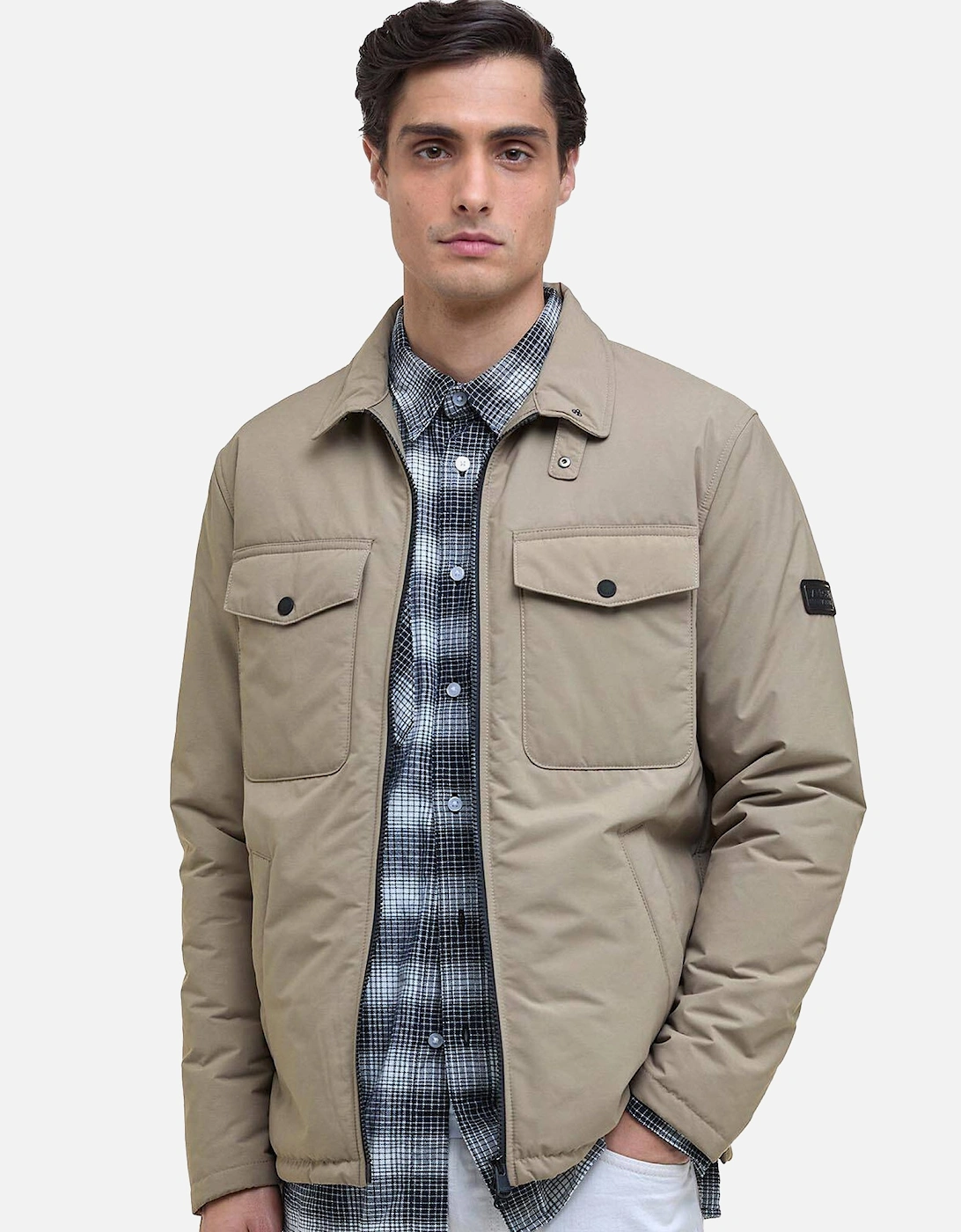 Distill Quilted Jacket Brindle
