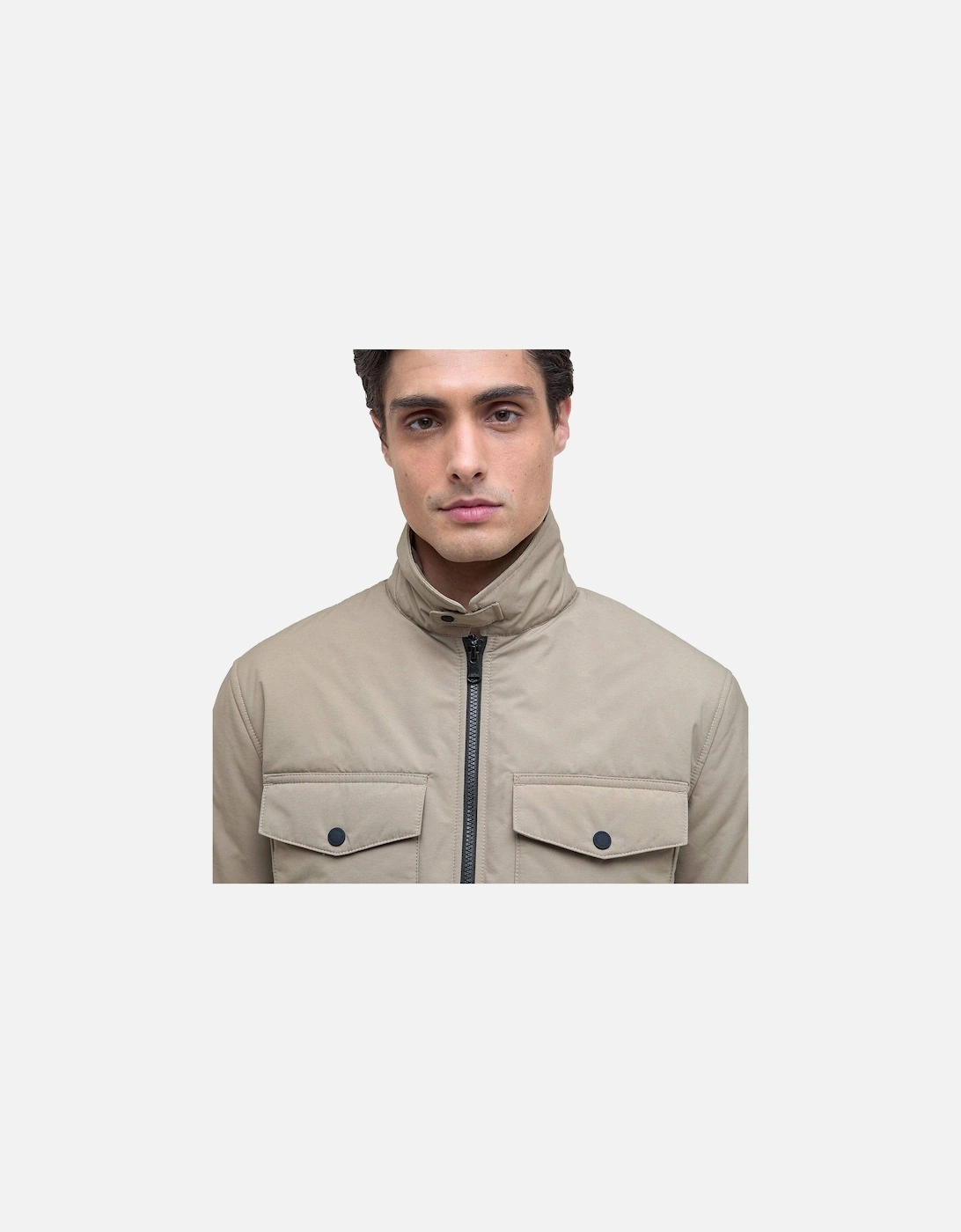 Distill Quilted Jacket Brindle
