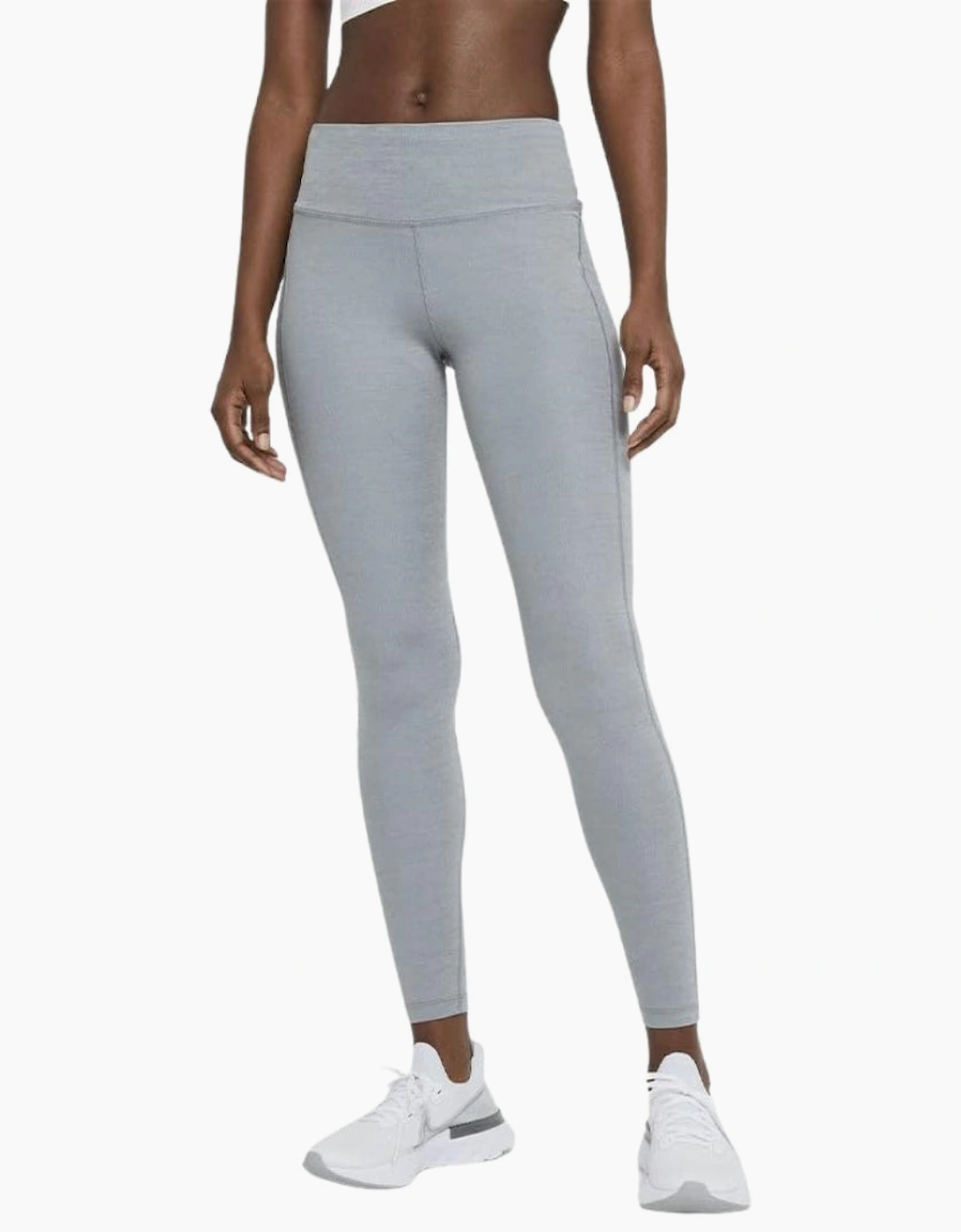 Women's Nike Dri-Fast Grey Leggings - Size: 12