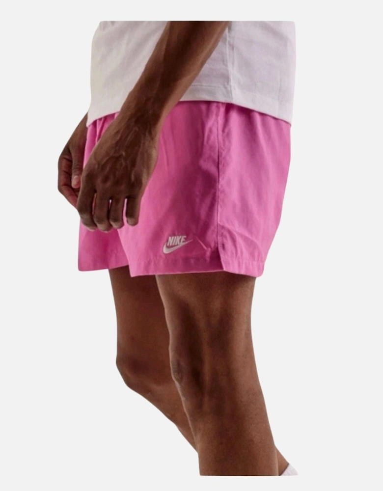 Club Flow Woven Lined Bright Pink Shorts