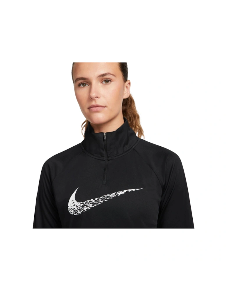 Dri-Fit Swoosh Running Black Long Sleeve Top