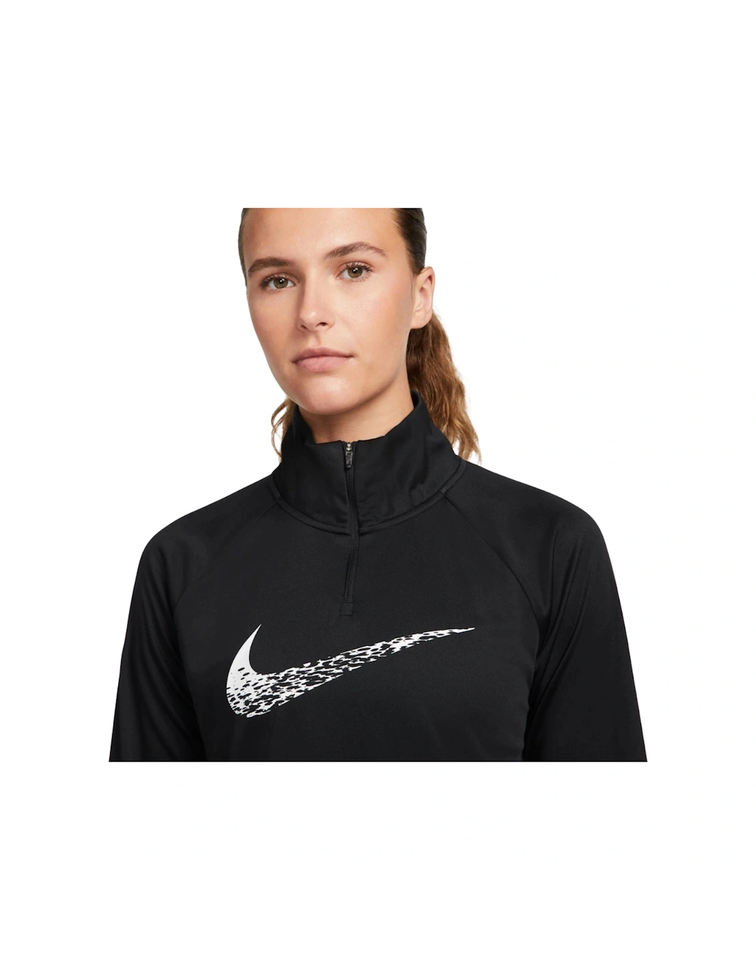 Dri-Fit Swoosh Running Black Long Sleeve Top