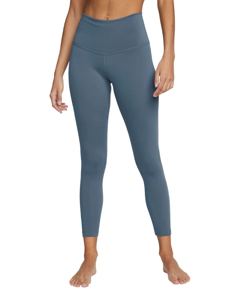 Yoga High Waisted 7/8 Diffused Blue Leggings