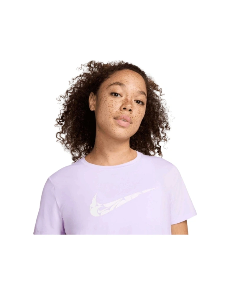 One Swoosh Dri-Fit Purple Running Top