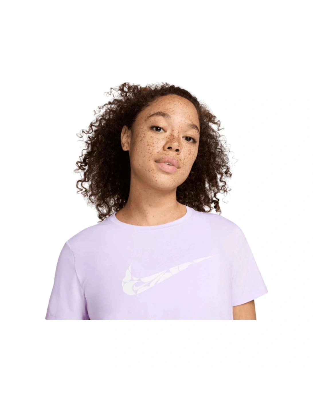 One Swoosh Dri-Fit Purple Running Top
