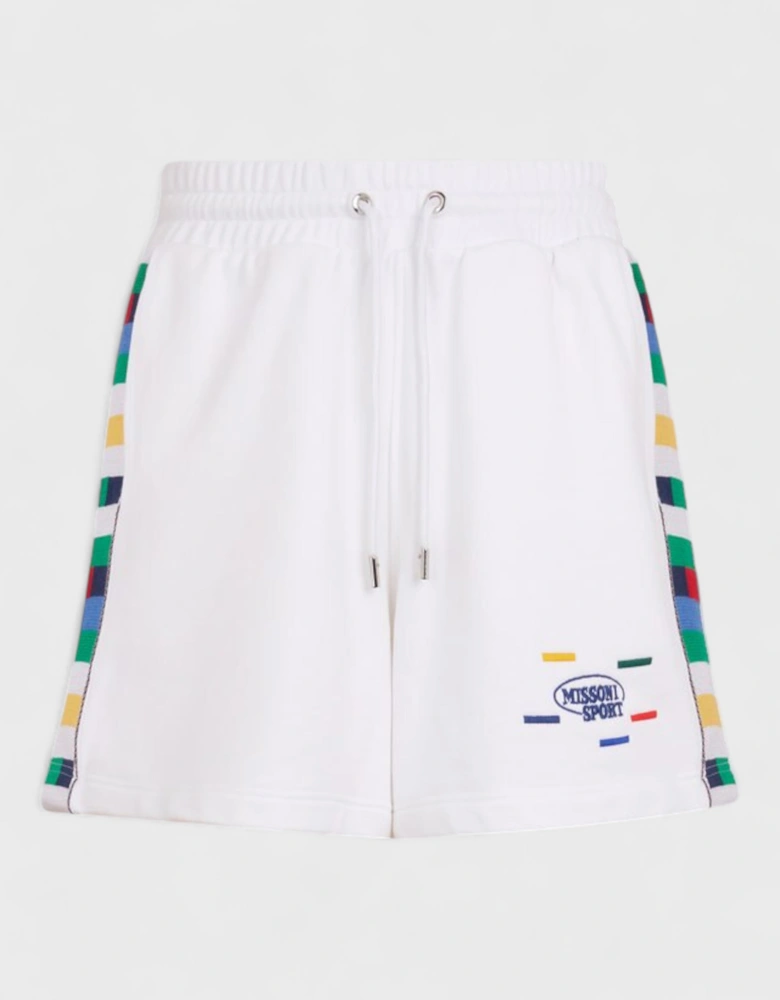 Logo Jersey Shorts White
