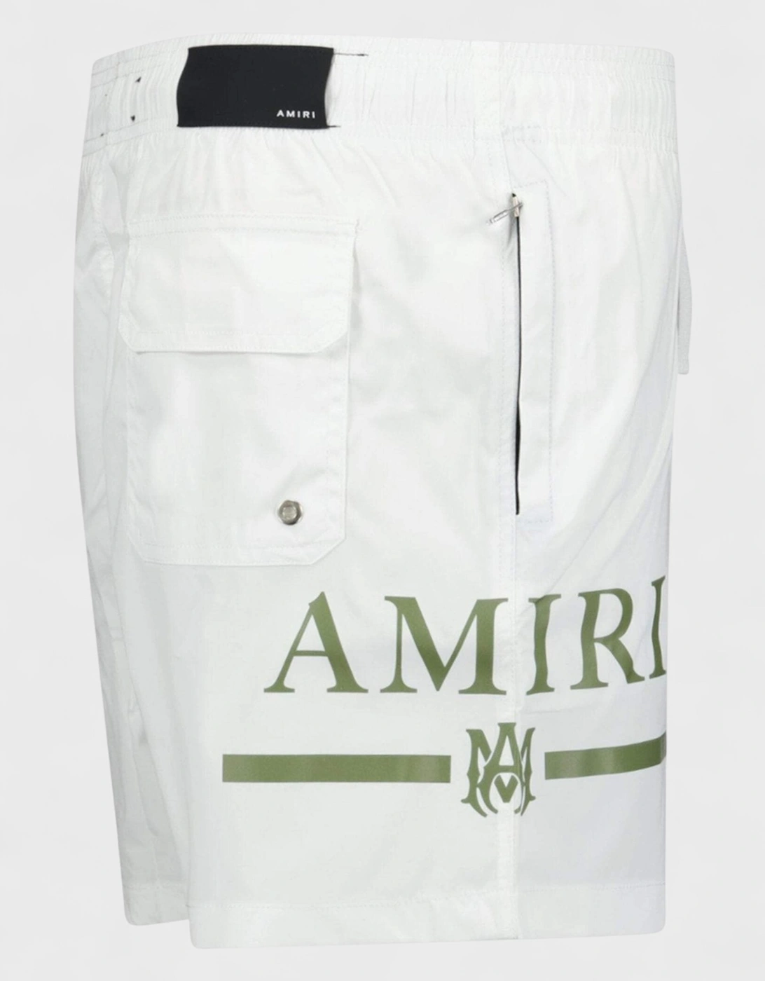 Ma Bar Logo Swimtrunk White