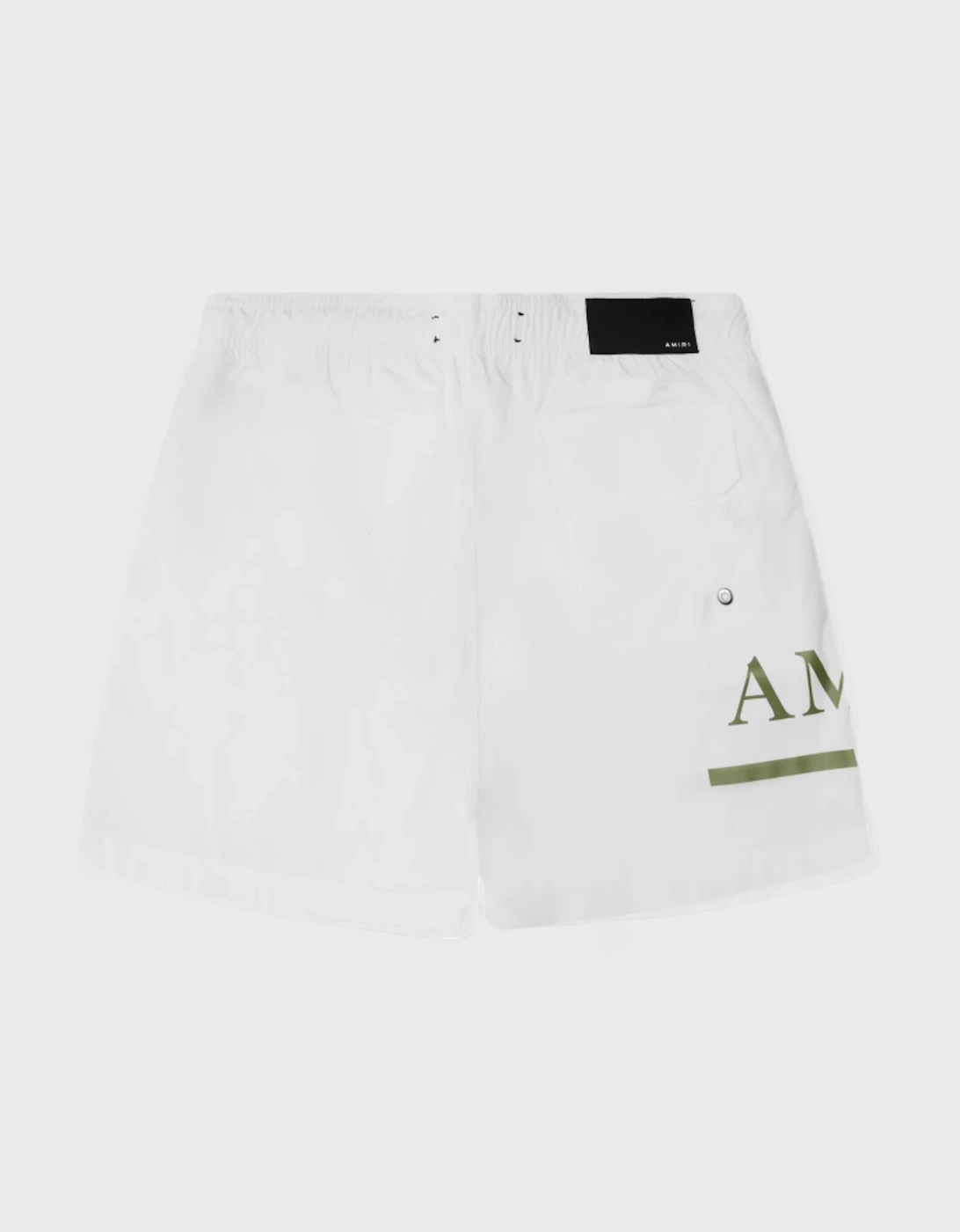 Ma Bar Logo Swimtrunk White