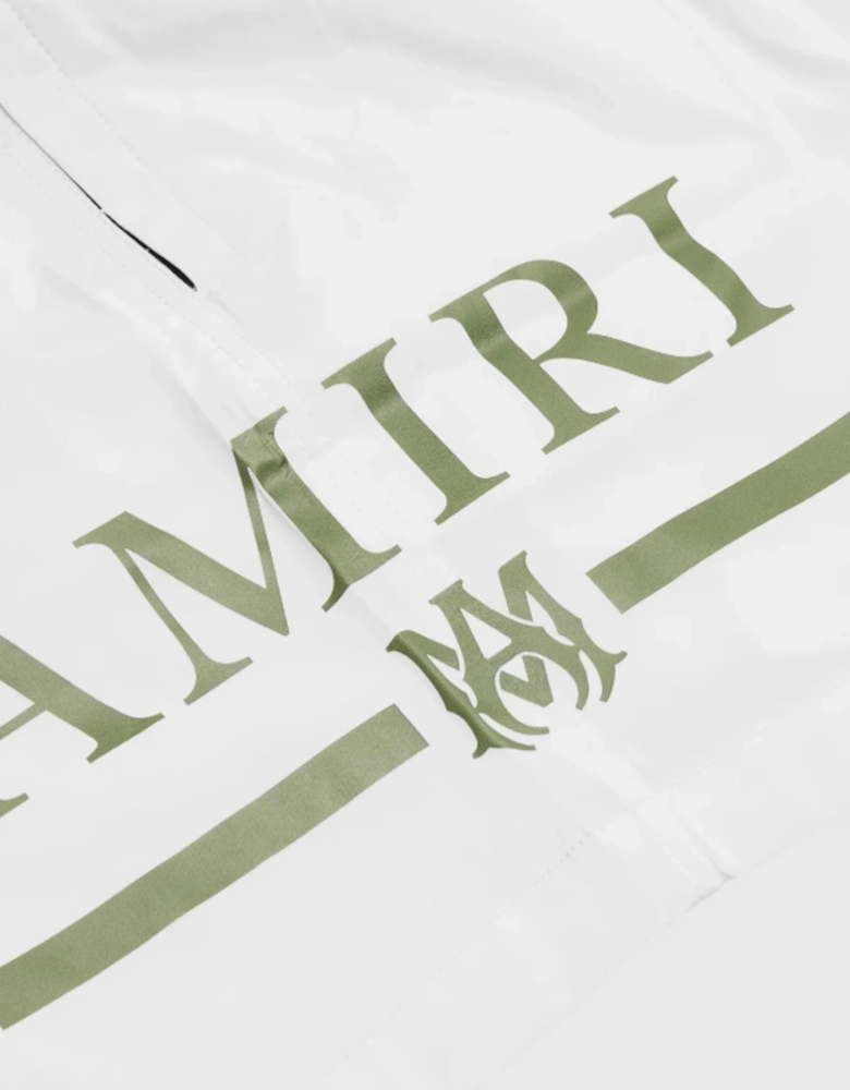 Ma Bar Logo Swimtrunk White