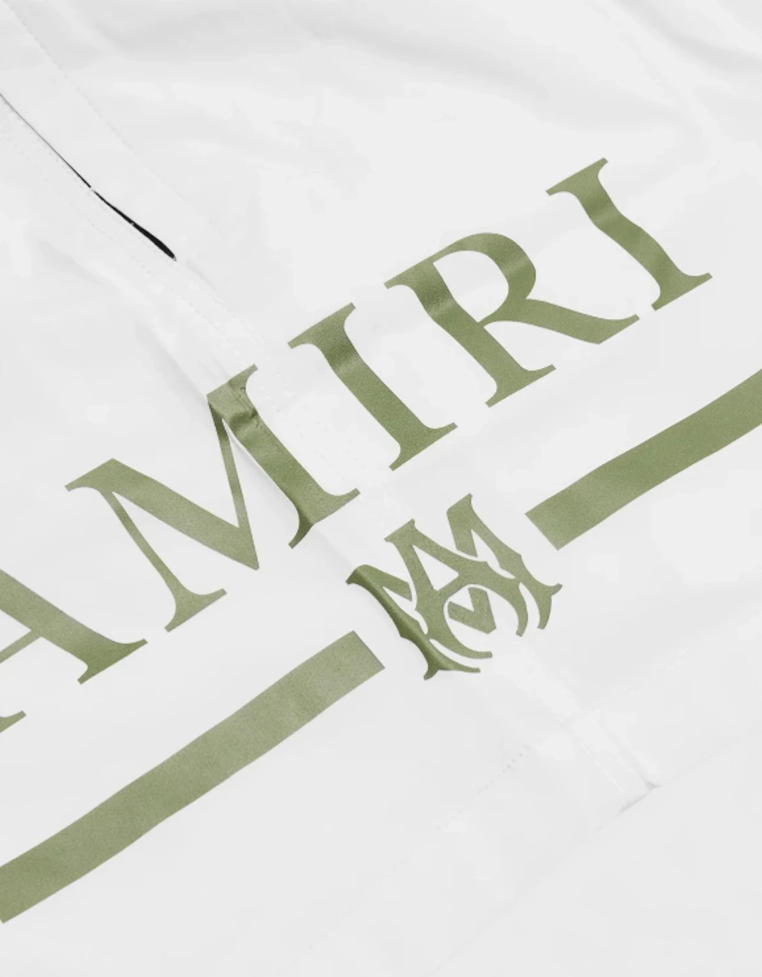 Ma Bar Logo Swimtrunk White