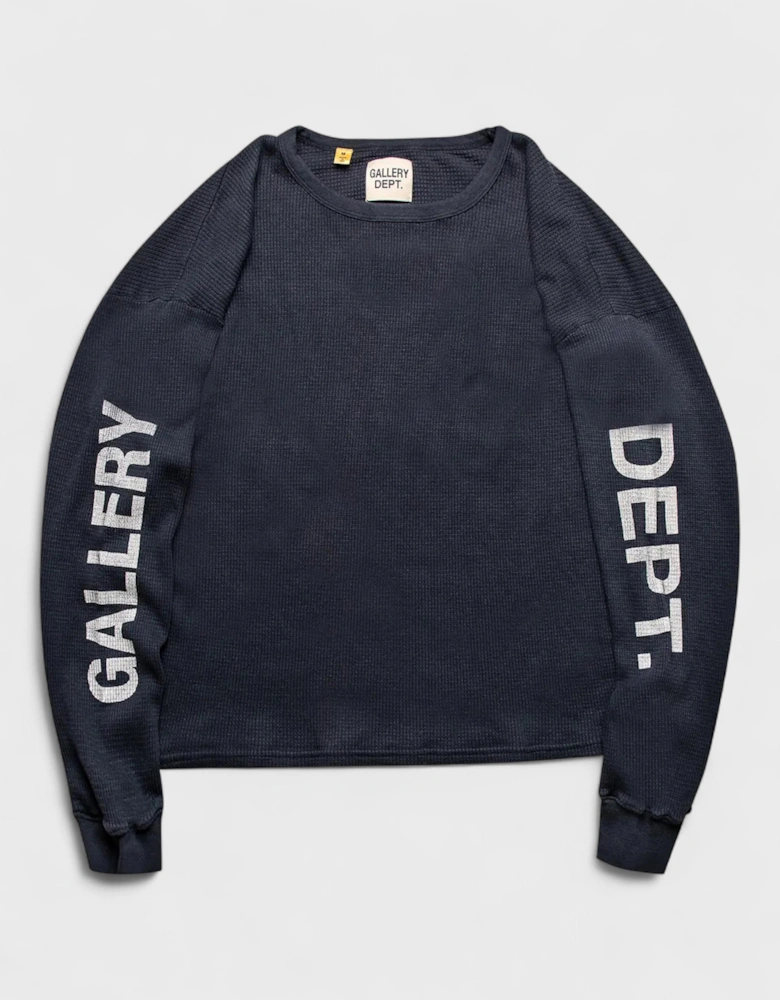 Gallery Dept. Thermal Long Sleeve T-Shirt Black