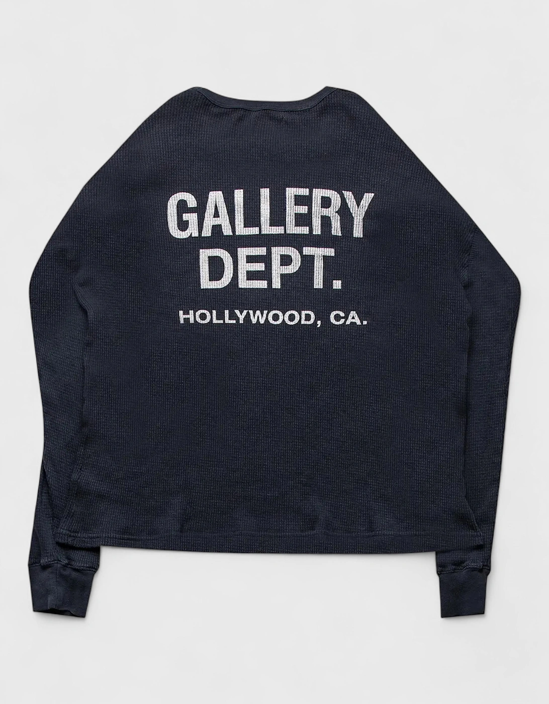 Gallery Dept. Thermal Long Sleeve T-Shirt Black, 4 of 3
