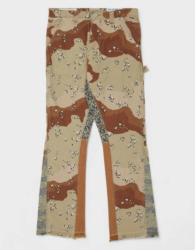 Gallery Dept. Camo La Flare Pants Chocolate Chip