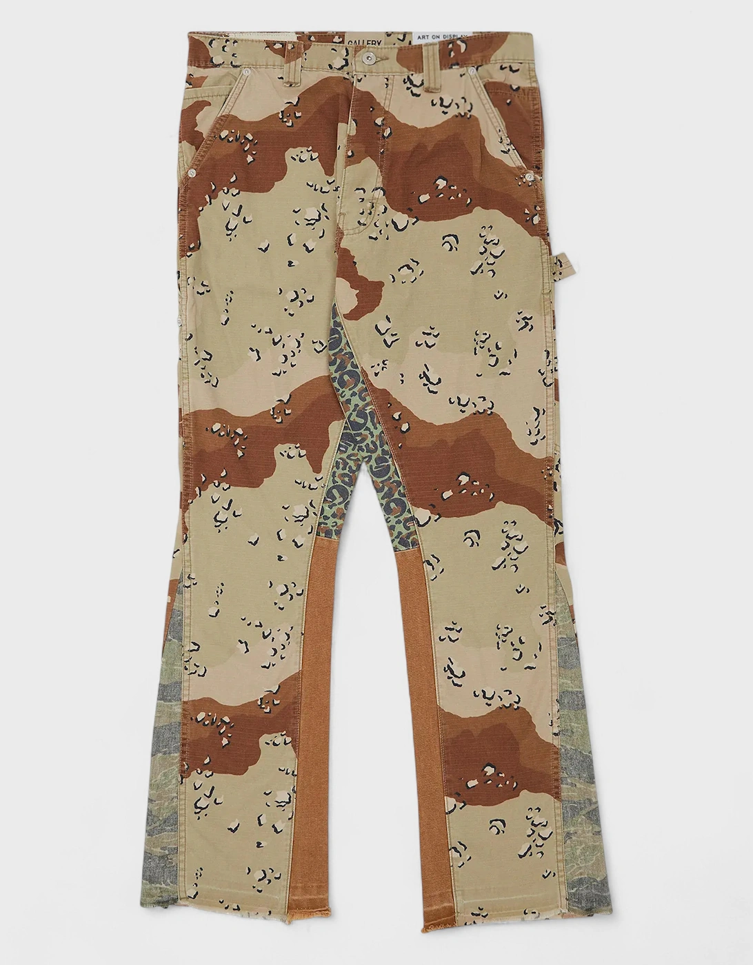Gallery Dept. Camo La Flare Pants Chocolate Chip, 4 of 3