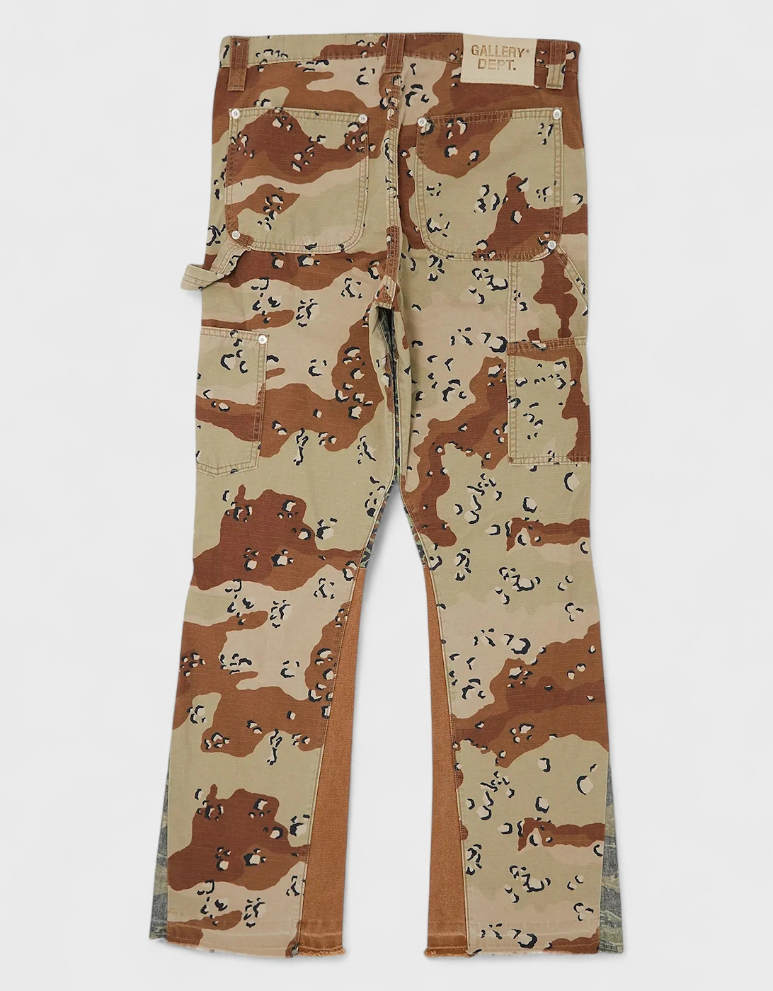 Gallery Dept. Camo La Flare Pants Chocolate Chip
