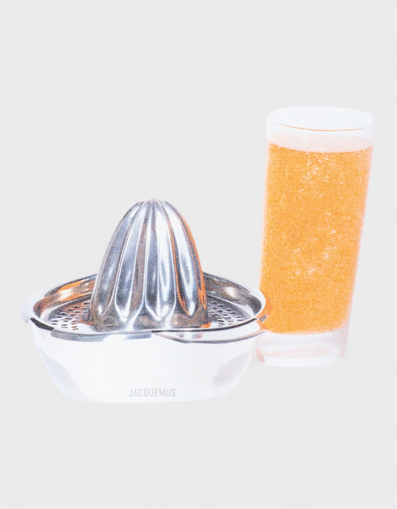 Le T-Shirt Succo Print Orange Juice White