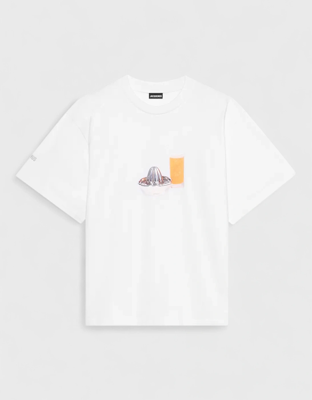 Le T-Shirt Succo Print Orange Juice White, 5 of 4