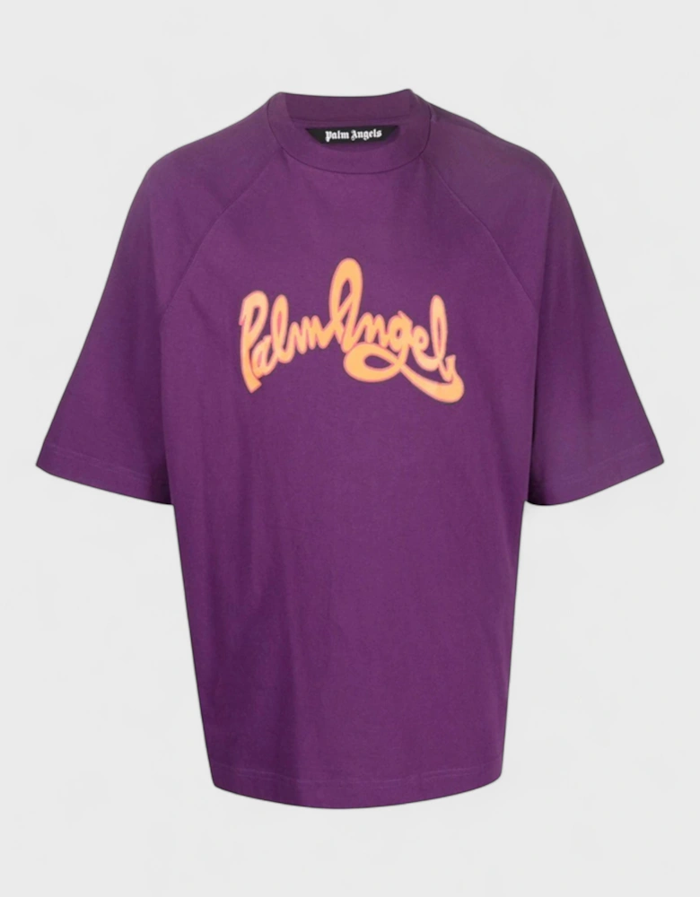 Seasonal Logo Raglan Over Tee Purple
