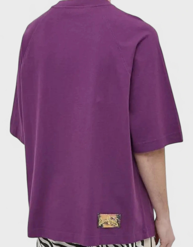 Seasonal Logo Raglan Over Tee Purple