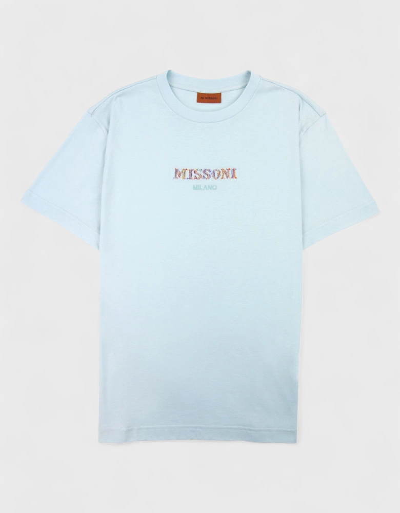 Crewneck Logo T-Shirt Blue