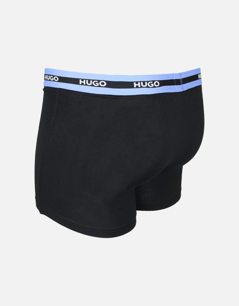 Hugo 3-Pack Planet Boxer Briefs, Black