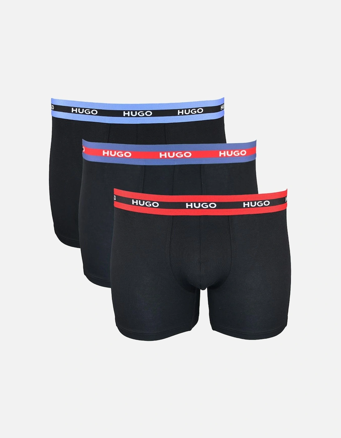 Hugo 3-Pack Planet Boxer Briefs, Black, 3 of 2