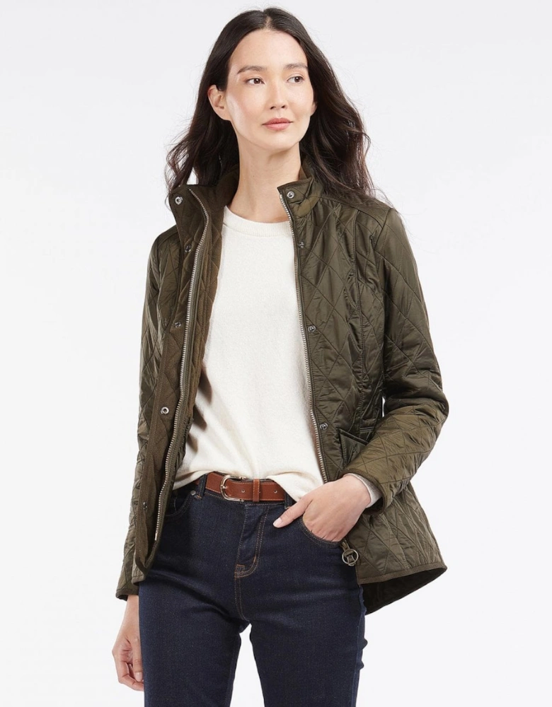Cavalry Womens Polarquilt Jacket - Dark Olive