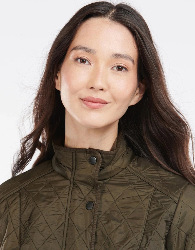 Cavalry Womens Polarquilt Jacket - Dark Olive