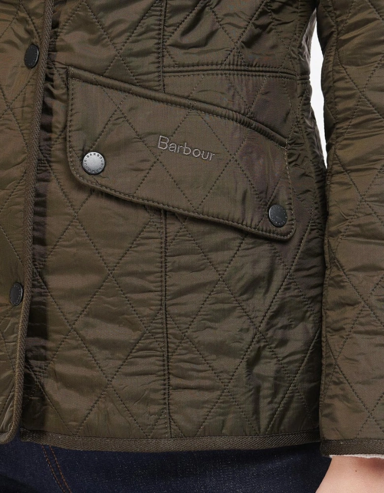 Cavalry Womens Polarquilt Jacket - Dark Olive