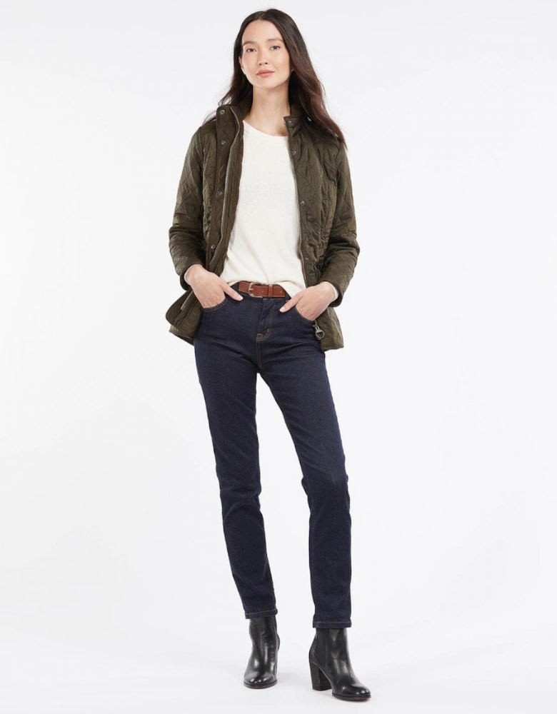 Cavalry Womens Polarquilt Jacket - Dark Olive