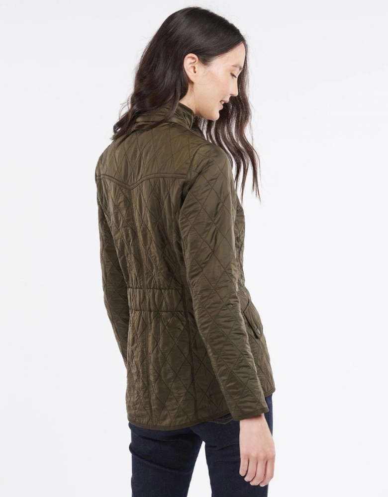 Cavalry Womens Polarquilt Jacket - Dark Olive