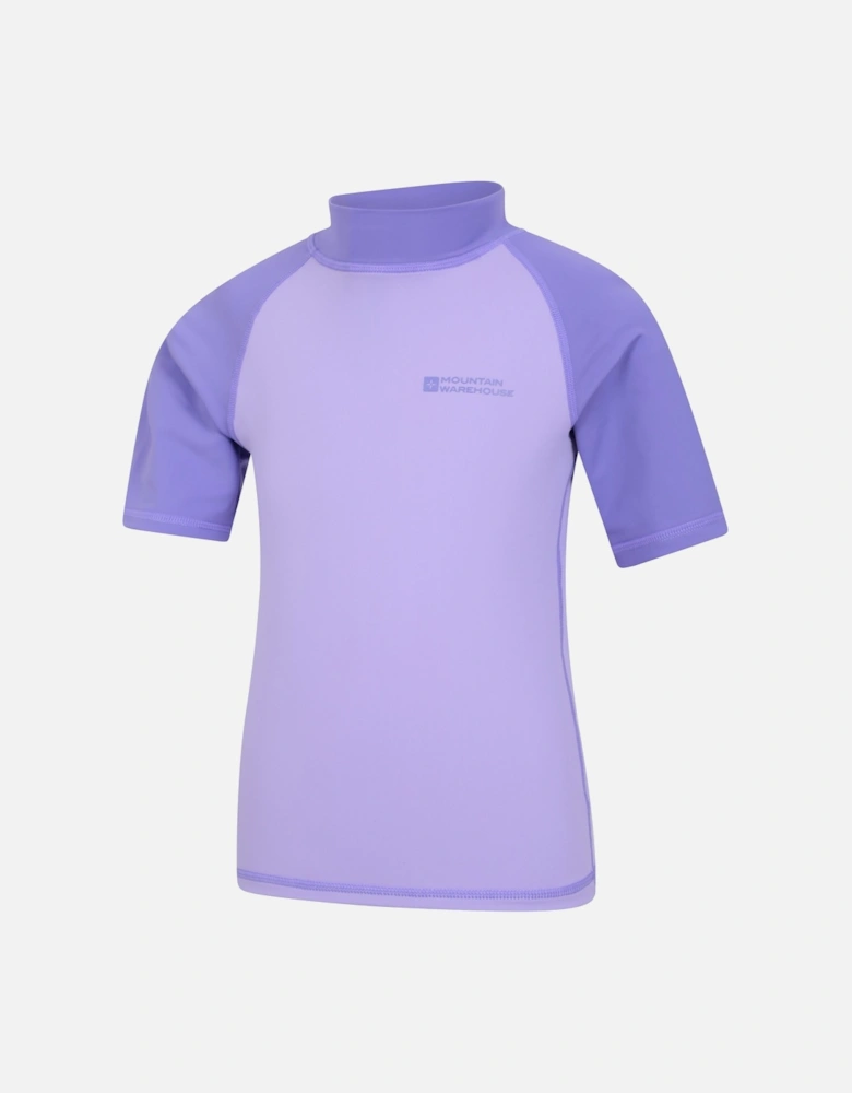 Childrens/Kids Sun Protective Short-Sleeved Swim Vest