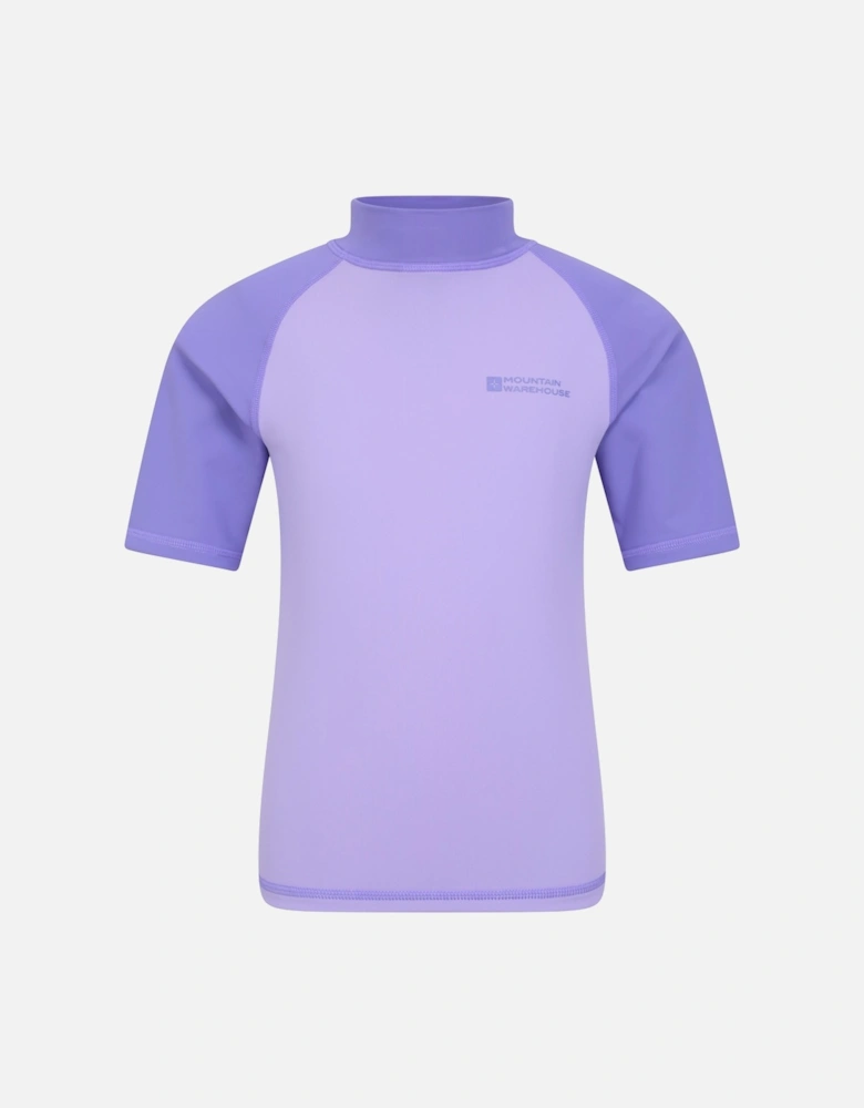 Childrens/Kids Sun Protective Short-Sleeved Swim Vest
