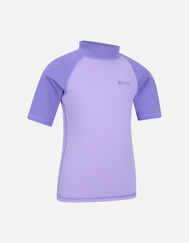 Childrens/Kids Sun Protective Short-Sleeved Swim Vest