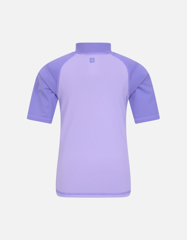 Childrens/Kids Sun Protective Short-Sleeved Swim Vest