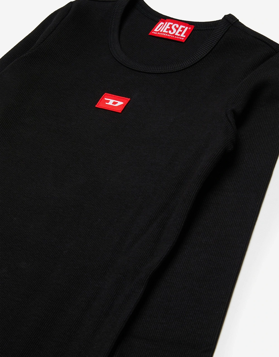 Girls Logo Sweater Dress in Black