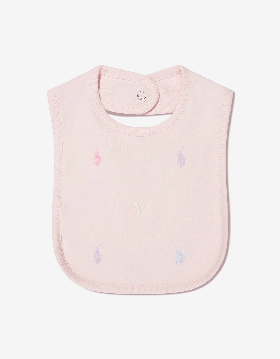 Baby Girls Logo Bib in Pink, 5 of 4