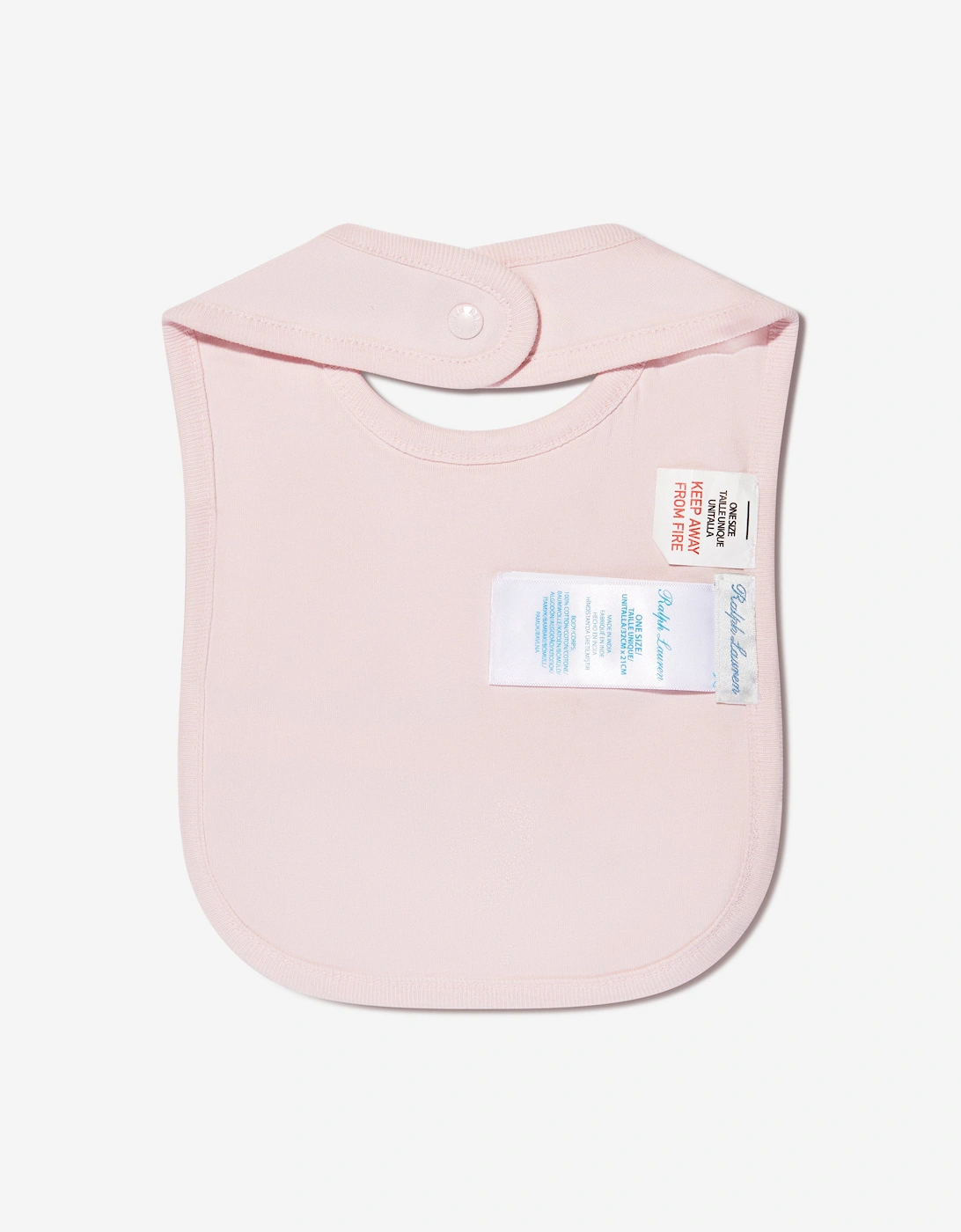 Baby Girls Logo Bib in Pink