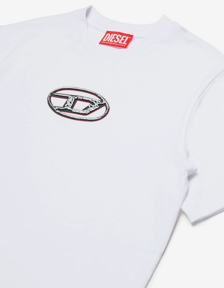 Boys Logo T-Shirt in White