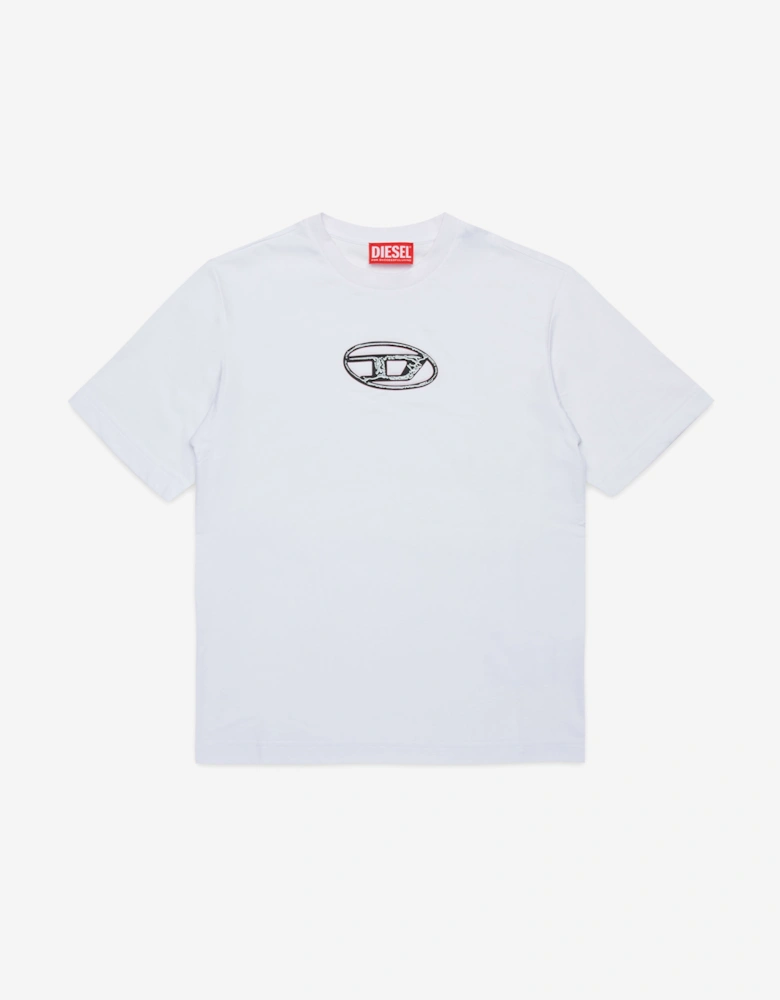 Boys Logo T-Shirt in White
