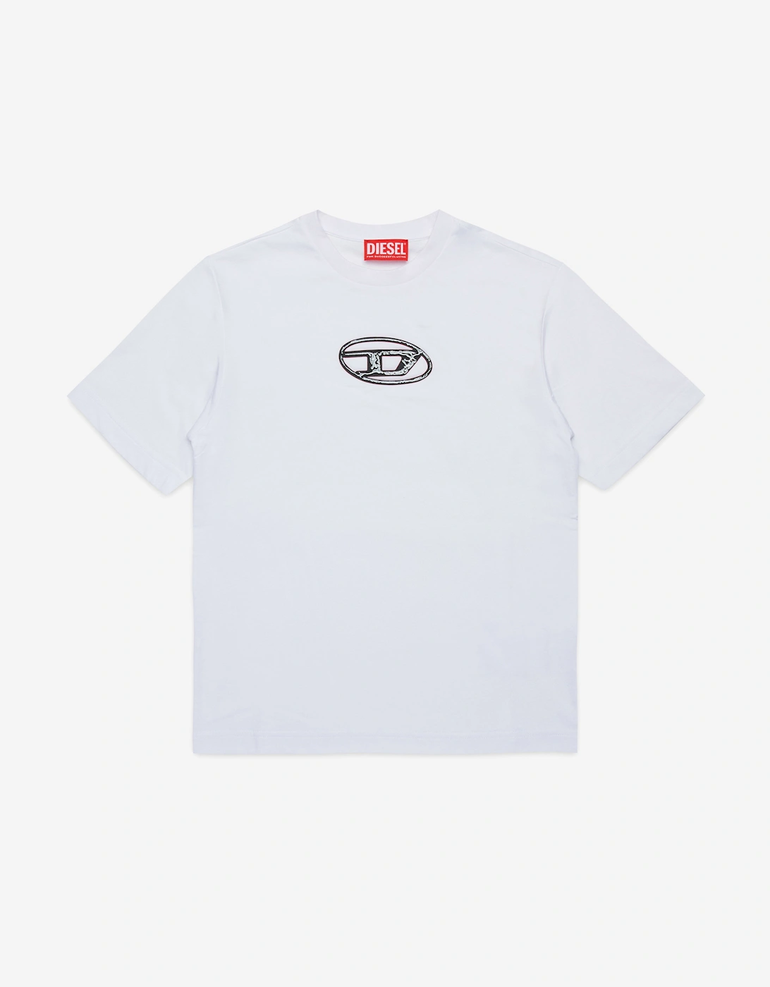 Boys Logo T-Shirt in White, 5 of 4