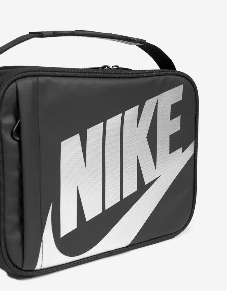 Kids Futura Coated Fuel Pack Lunch Bag in Black (26cm)